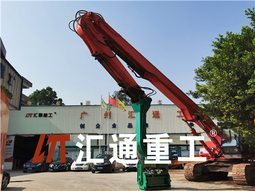 挖掘機(jī)打樁臂、打樁臂、打樁錘、挖掘機(jī)打樁臂廠家