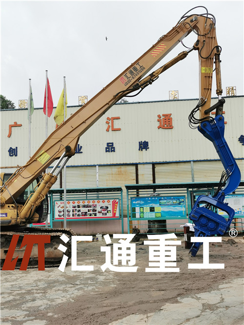 挖掘機打樁臂、打樁臂、打樁錘、挖掘機打樁臂廠家